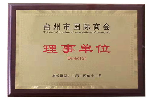 Member of Taizhou International Chamber of Commerce